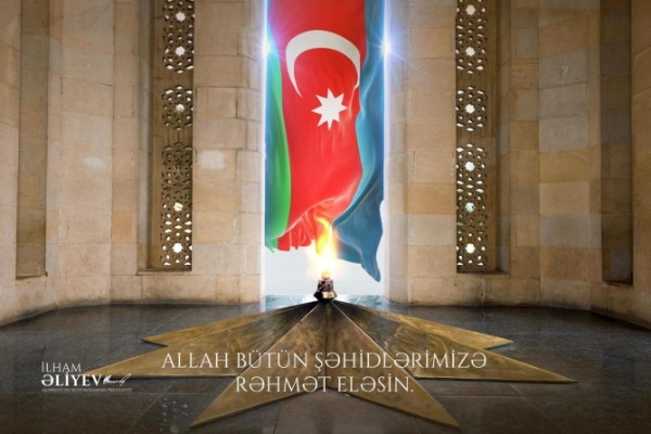 Azərbaycan Respublikasının Prezidenti İlham Əliyev rəsmi feysbuk səhifəsində 20 Yanvar faciəsinin 32-ci ildönümü ilə əlaqədar paylaşım edib